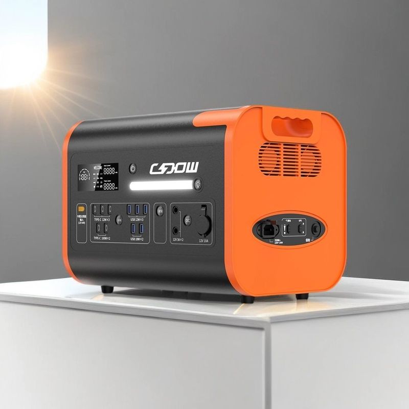 Home noodgevallen en buiten camping Power Bank Generator 2200W met AC/DC-omvormer