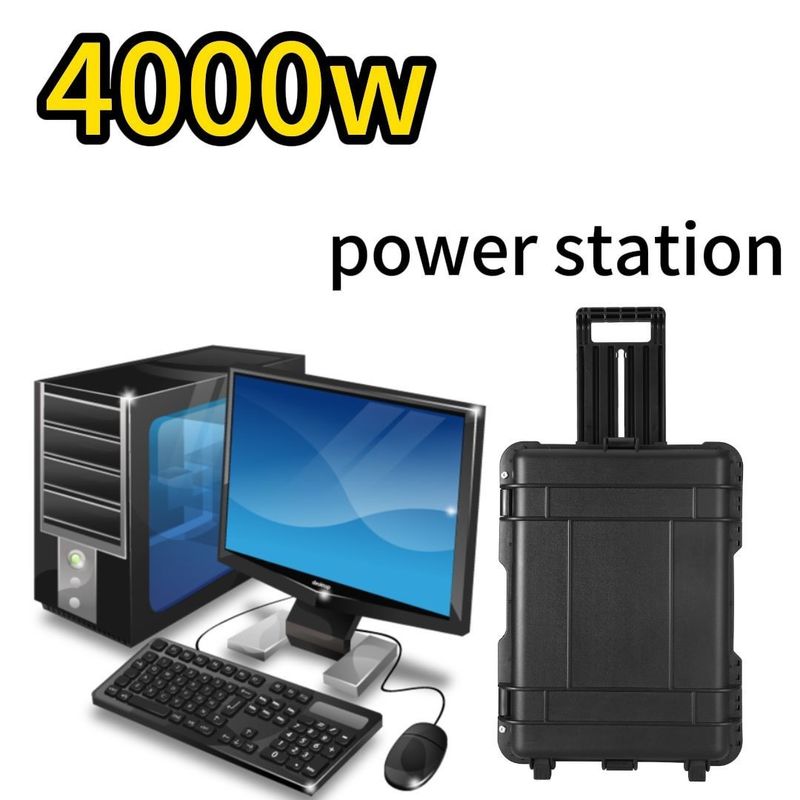 3840wh Mobile Charging Bank LT-40 voor 4kw LiFePO4 Battery EV Car Mobile Power Station