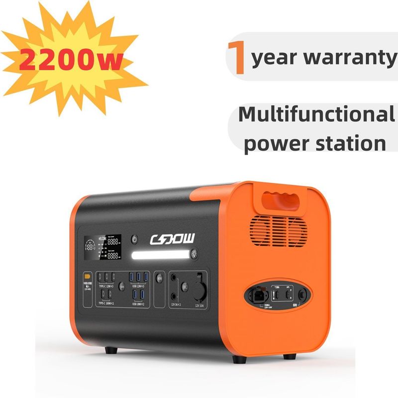 OEM AC-uitgangsspanning 100V-120V/220V-240V Home Outdoor Solar Generator voor kamperen