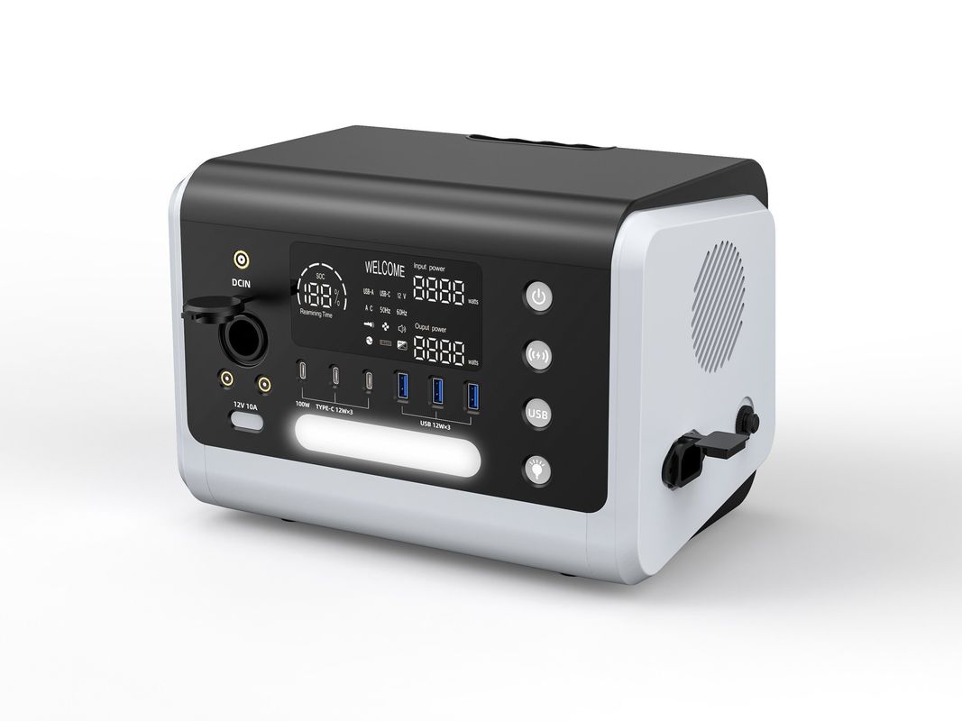 BMS beschermd 600W zonne-systeem mobiele energie batterij generator draagbare energiecentrale