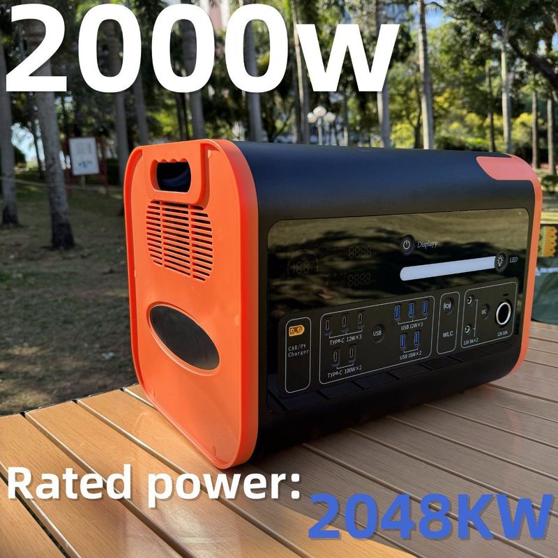 2000W energieopslag/draagbare generator met zonne-auto-oplaadtype AC DC USB-opladen AT22