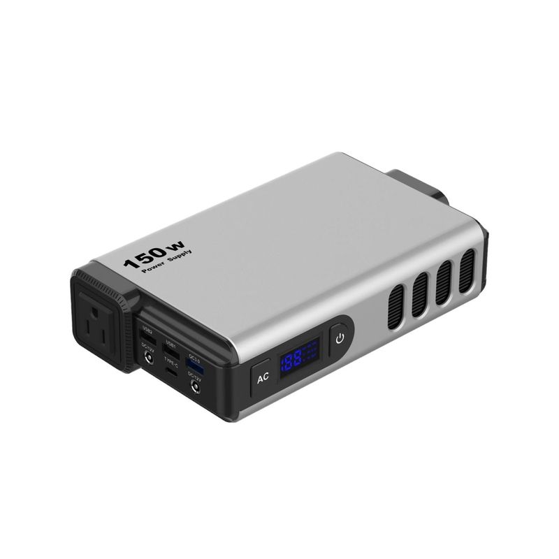 S150X-100 Draagbare elektriciteitscentrale 150W voor thuis Buiten Noodopslag 110V 220V AC-uitgang