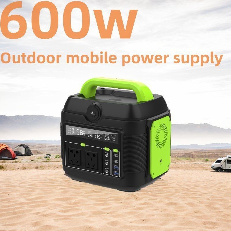 600W/160000mAh AC110V 220V zonne-energiecentralegenerator voor energieopslag in buitenkampioenschappen