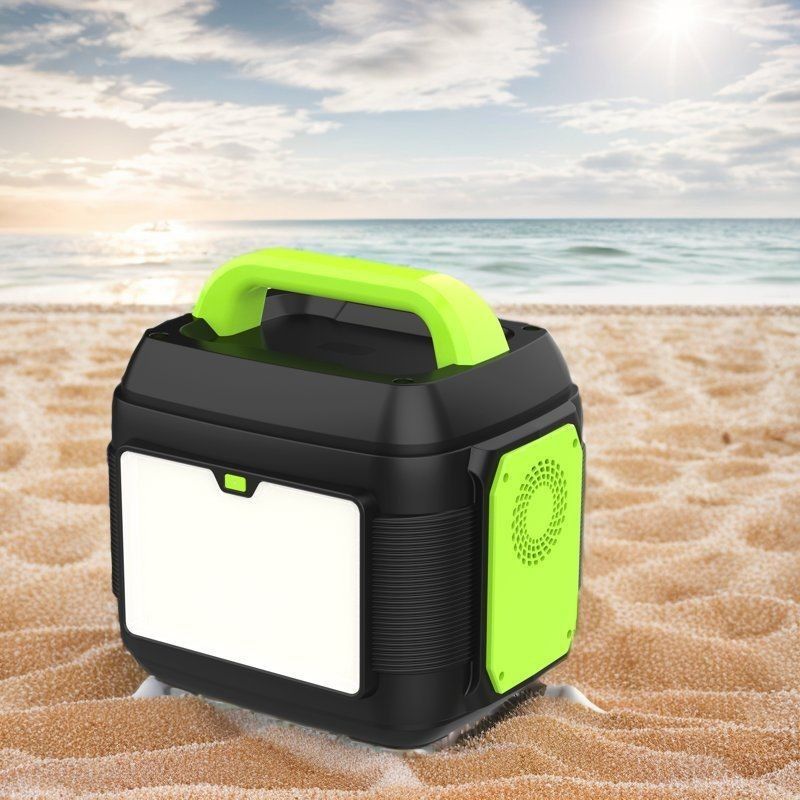600W energieopslag mobiele noodstroomvoorziening met 300W 200W batterijbank en vloeibare kristal display