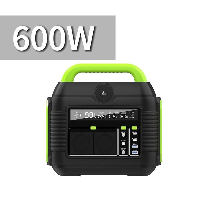 Volgendegroeneergie Draagbare zonnebatterij van 600 W voor kamperen en reizen