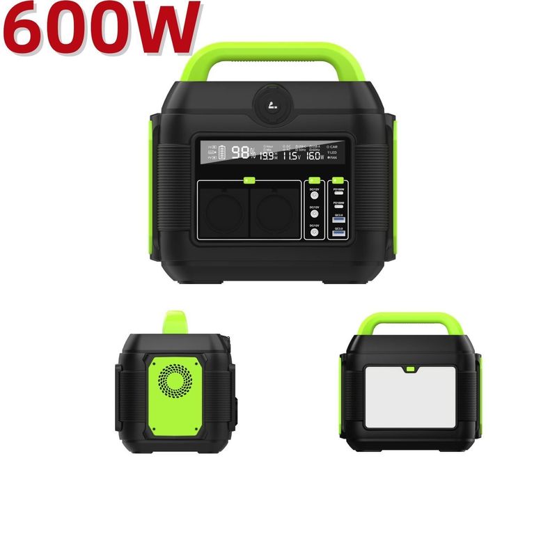 Recyclebare 2024 van 600W Power Station voor Outdoor Home Solar Charging Treasure Generator