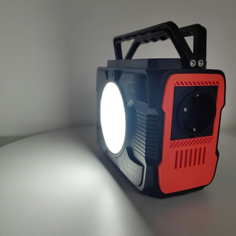 Draagbare zonne-energiecentrale 200 W AC DC-uitgang voor buitenactiviteiten en noodsituaties