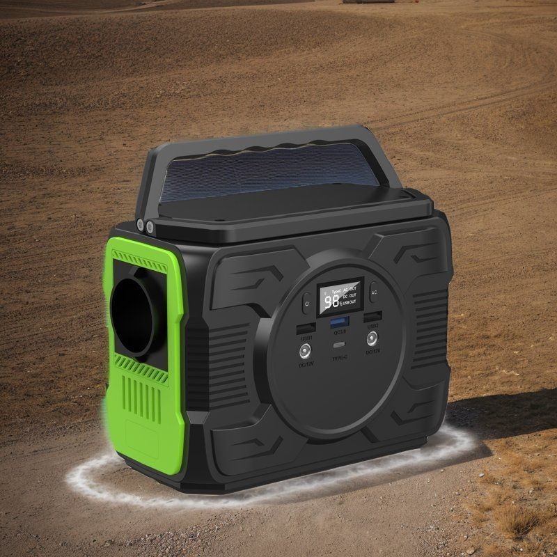 200W Powerstation Buitenkamper zonne-generator met 48000mAh batterij en LED-licht