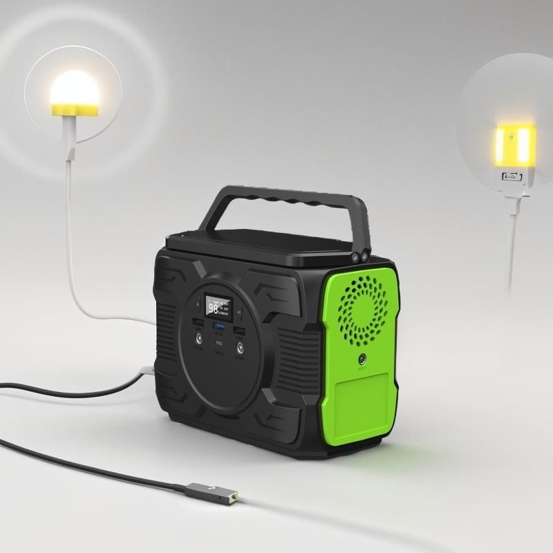 48000mAh Batterijcapaciteit Kracht Draagbare Powerbank voor thuis en camping 200W 173Wh