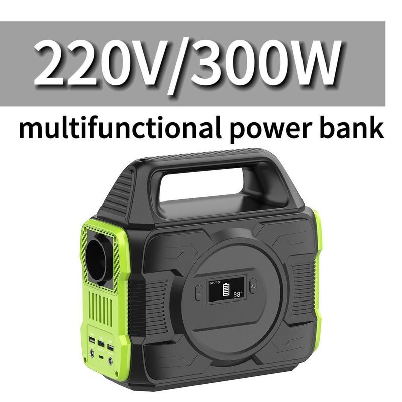 Herbruikbare 110V 220V 300W draagbare elektriciteitscentrale zonne-generator stroomvoorziening Powerbank