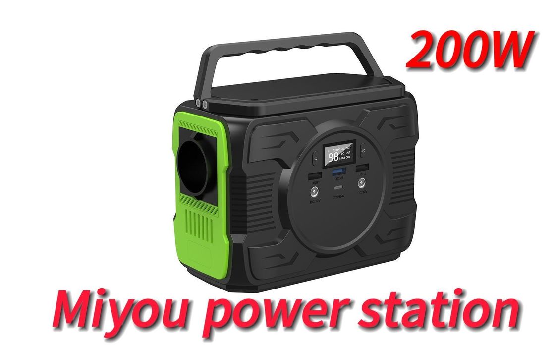 Draagbare hernieuwbare energiegenerator 200W/173wh Zonne-energieopslag Mobiele voedingsbron