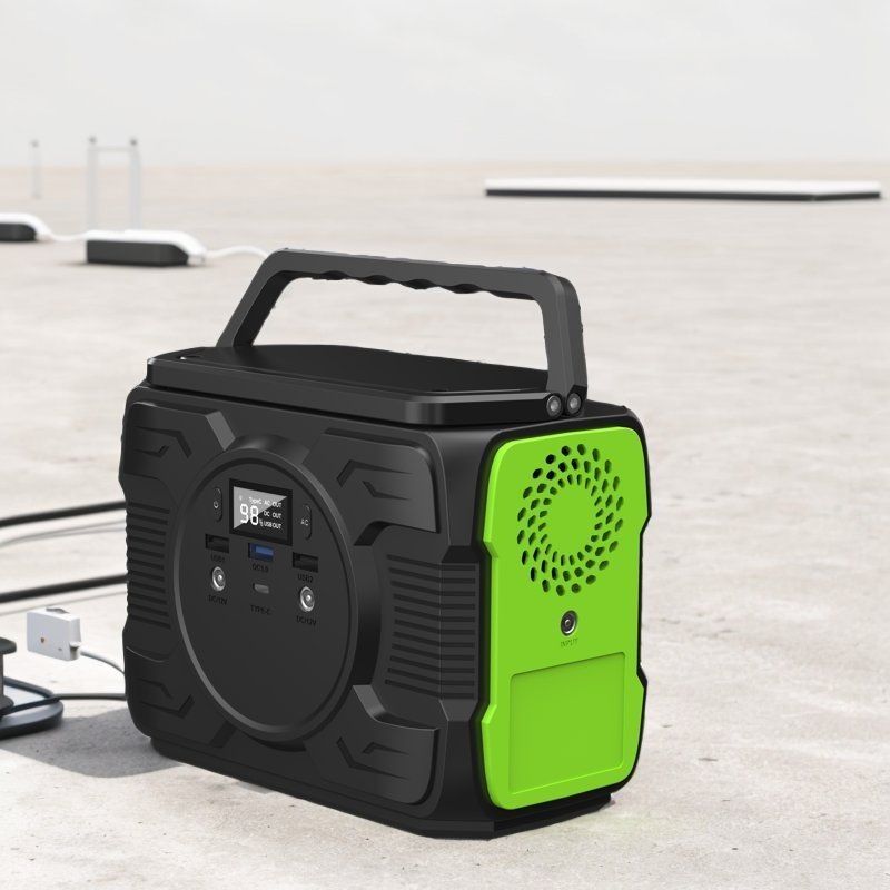 Mobiele energiecentrale met 5V/2.1A USB1/USB2 Export en 12V-16.8V/6A DC1 2 Output