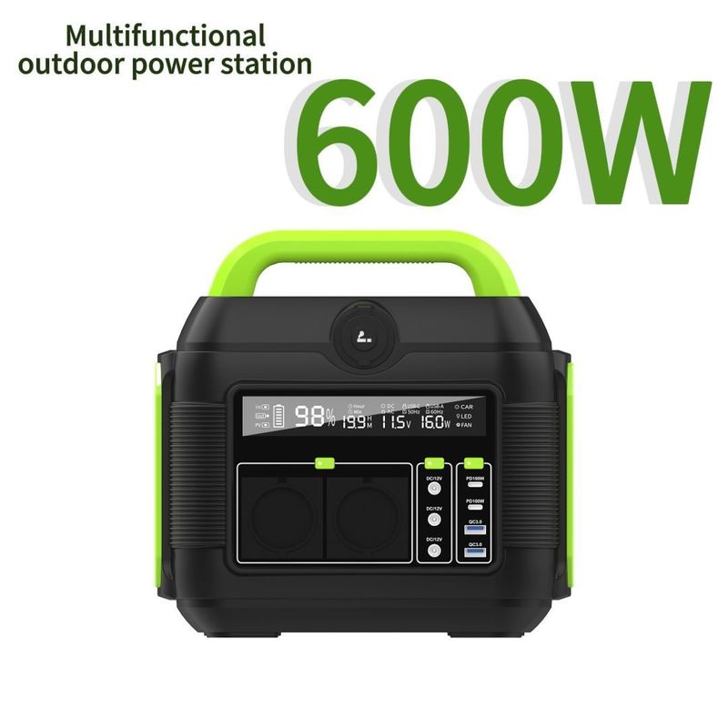 Aanpasbare kleur 600W Draagbare energieopslag voor noodstroom back-up oplossing