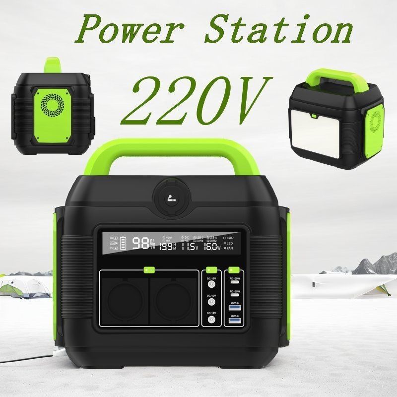 Recyclebare 220V mobiele energie zonnebalkon draagbare elektriciteitscentrale met een hoog vermogen