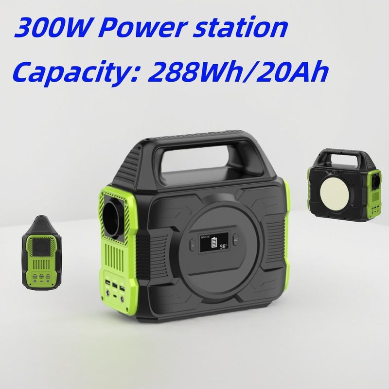 300W AC/DC-uitgang Socket 220V Noodkracht Draagbare mobiele energiecentrale voor balkon Drone Computer