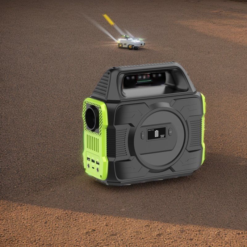 Draagbare mobiele stroomvoorziening voor huishoudelijk noodgeval RV 600W-stations met recyclebare lithiumbatterijen