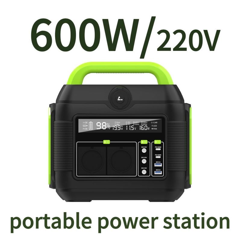 300W/500W/600W/1500W Draagbare zonne-energievoorziening voor ononderbroken buitenkamperen