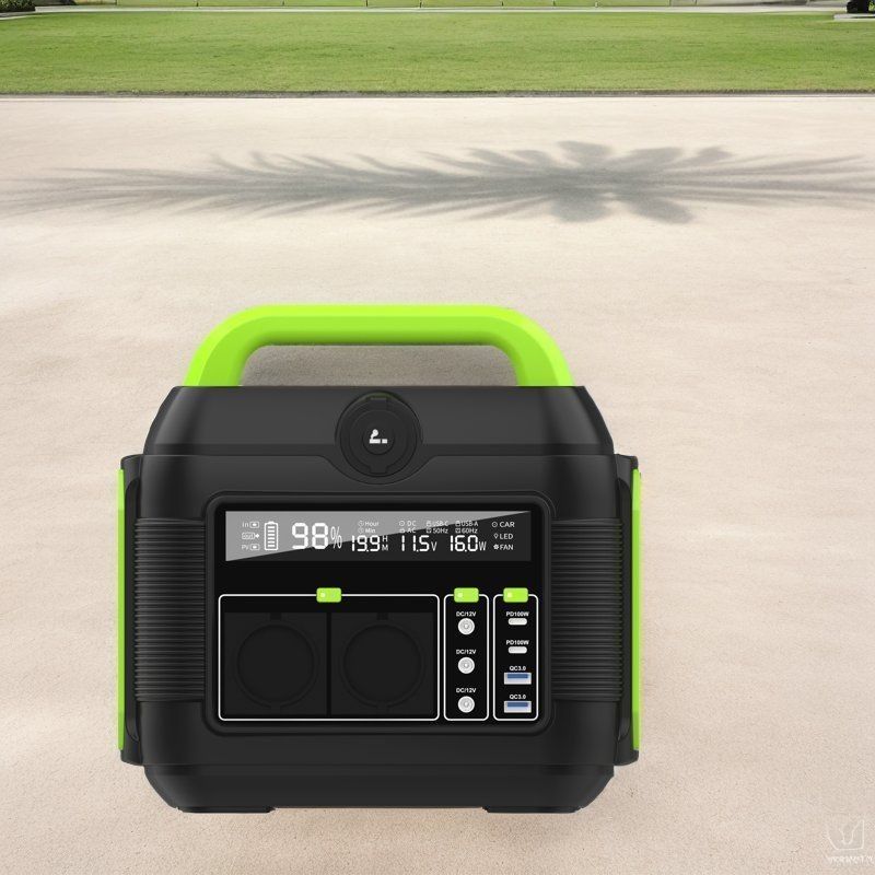 600W Power Lithiumbattery Mobiele energiecentrale voor kamperen en opslag van noodenergie