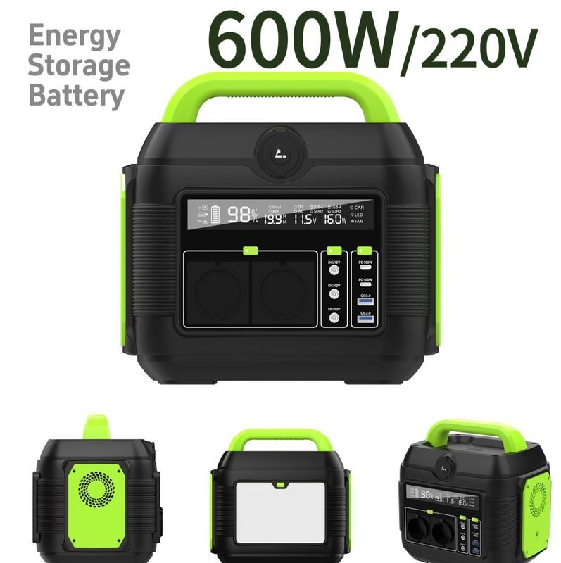 S6 Onthullen LCD-scherm 500W Mini Draagbare Power Station voor het opladen van Laptop en telefoon