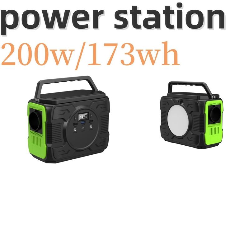 Mini-omvormergenerator van 200 W met ternaire lithiumbatterie en 12V/200-300A Ec5-uitgang