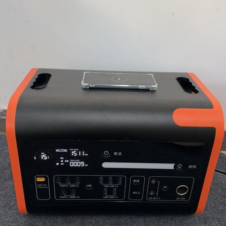 300W/600W/2200W/3000W draagbare mobiele stroomvoorziening voor zonne-energiegenerator