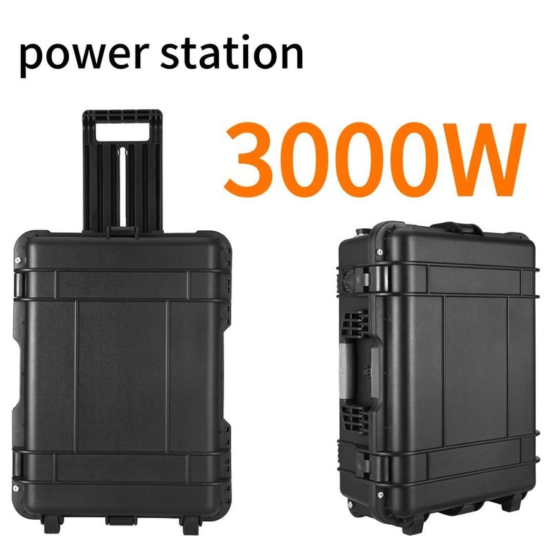 3000W noodstroomvoorziening Draagbare generator met stopcontact Alle laadtijd 6-7h