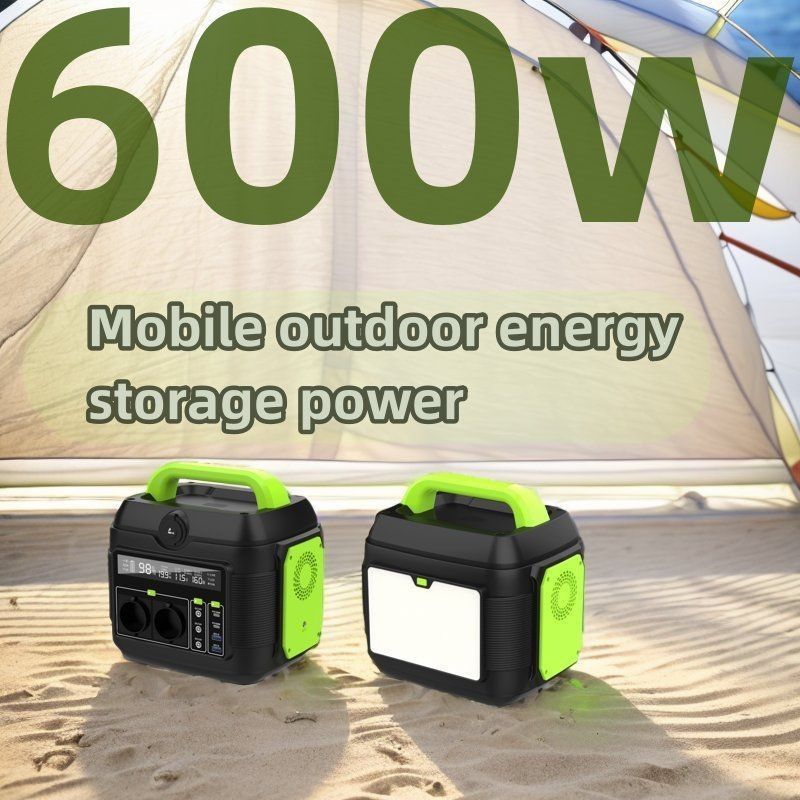 600W Liquid Crystal Display Solar Generator voor draagbare elektriciteitscentrales
