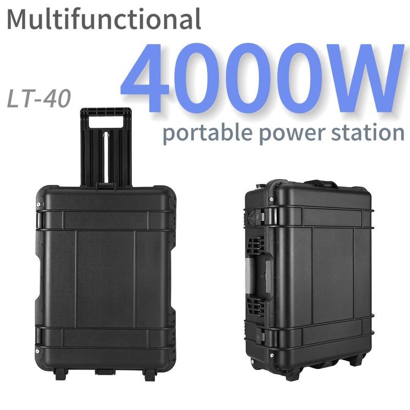 4000W LiFePO4 laptopbatterij en 3000W draagbare energiecentrale voor oplaadtijd 6-7h