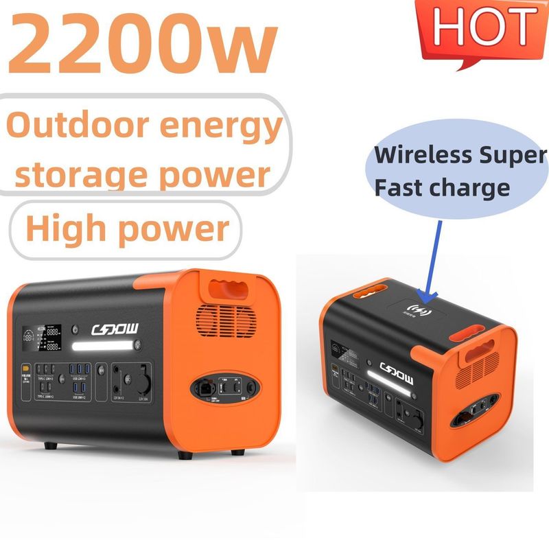 Un38.3/Msos Authenticatie 2200W Draagbaar laadstation 220V Zonnegenerator voor kantoor