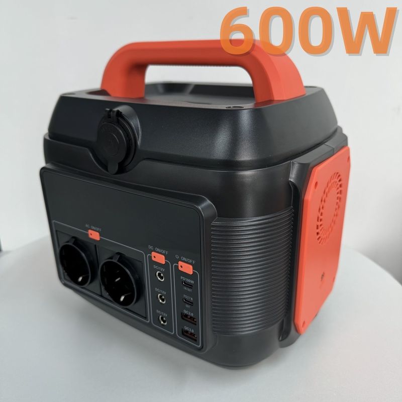 600W Type-C Pd 100W Sinusgolf Lithiumbattery Overtemperatuurbescherming Ja AC-sokket