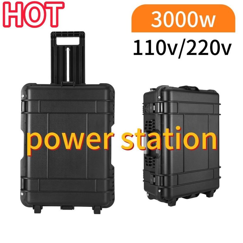 Draagbaar ontwerp 3000W 4000W zonne-generator Buitenhuis Noodstations