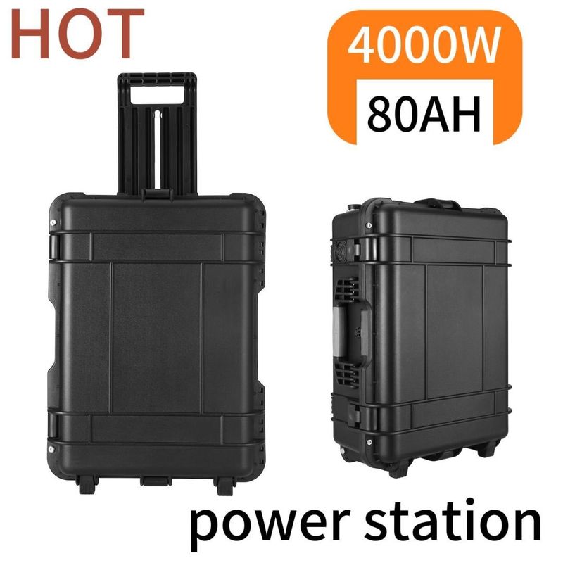 4000W 80ah zonne-energiegenerator Buitenhuishoudelijk noodkrachtstation voor energiebron