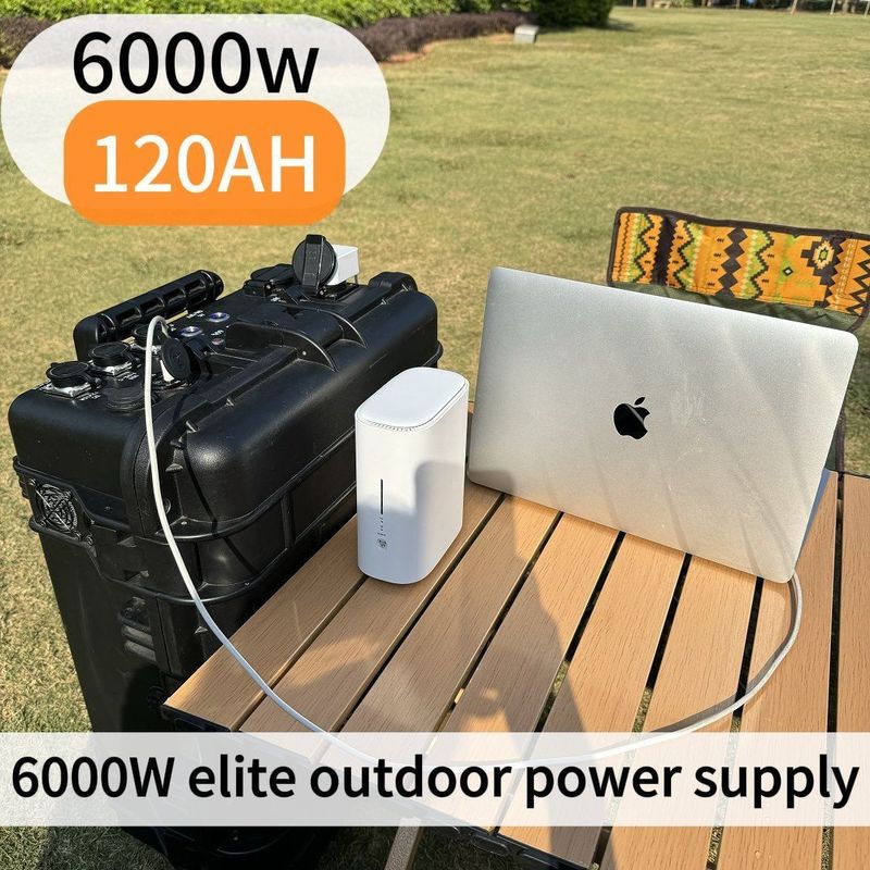 6000W 120ah High Power Output Solar Generator Emergency Standby Power Station met 1