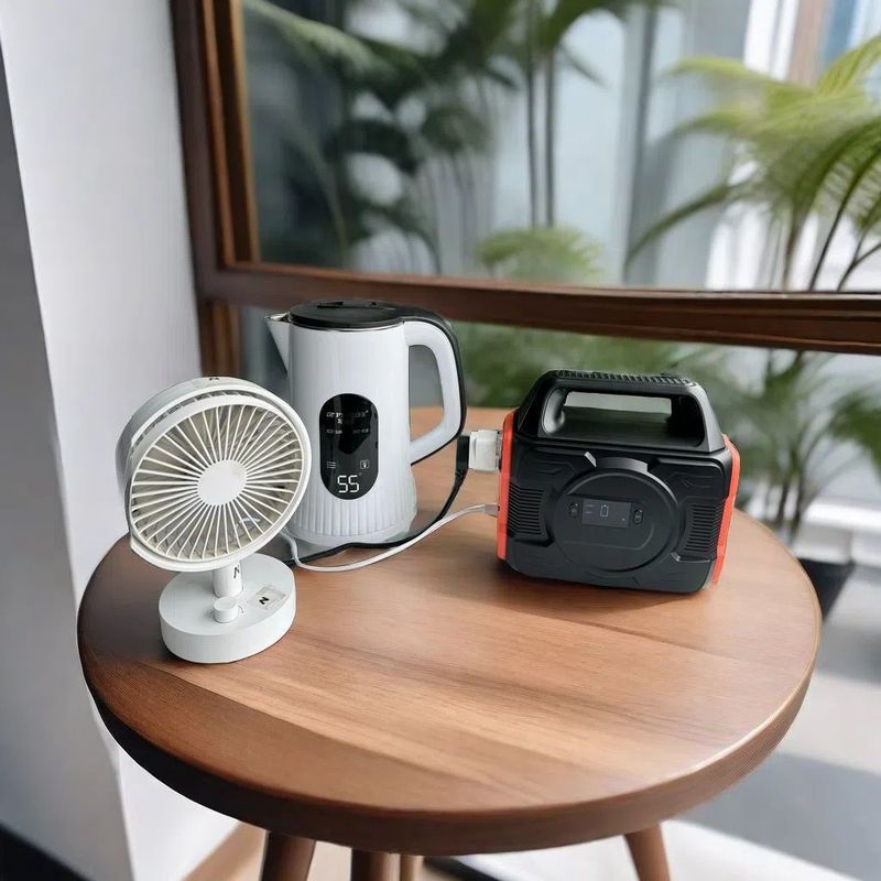 S3 Compatibele huishoudelijke buitenzonne-generator 300W 110V 220V draagbare elektriciteitscentrale