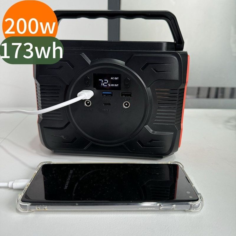 200W/300W/400W draagbare zonne-wind-hybride generator perfect voor Noord-Amerika buiten