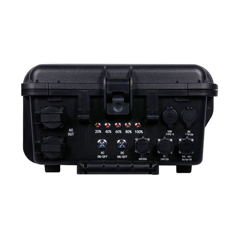 600W 2000W 3000W Noodkracht Draagbare zonne-energiecentrale voor en live uitzending