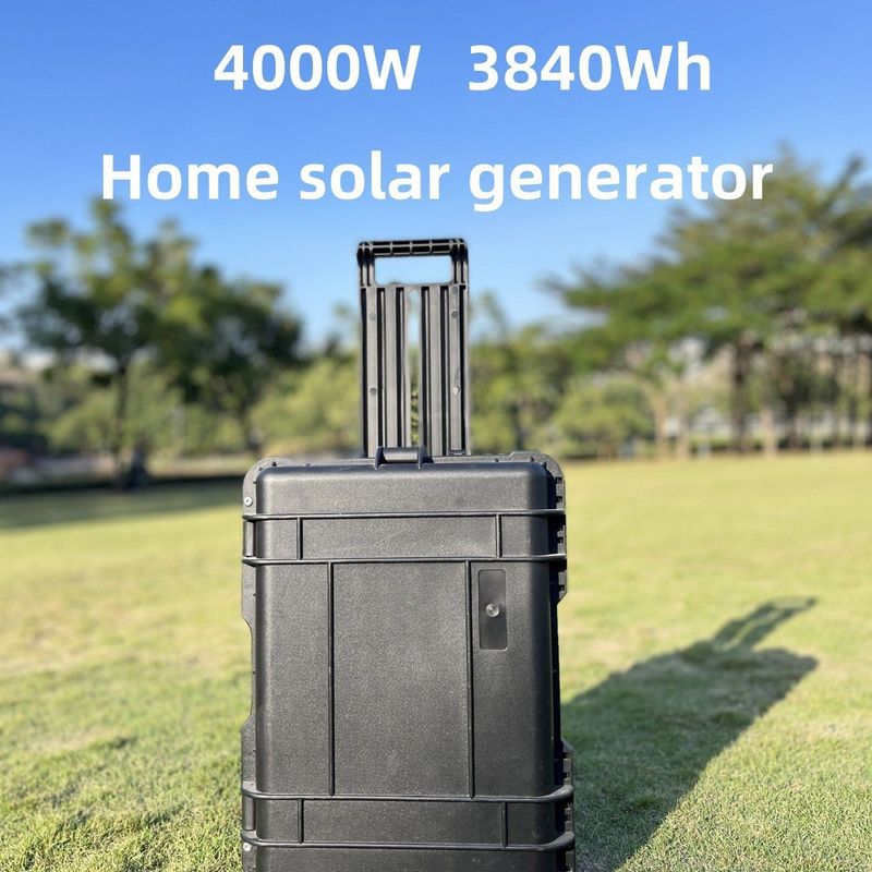 Buiten energieopslag LiFePO4 batterij 4000W Draagbaar zonnepaneel Camping Power Station
