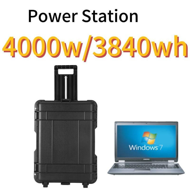 3840wh Huishoudelijke energieopslag Energievoorziening Draagbare elektriciteitscentrale met een groot vermogen