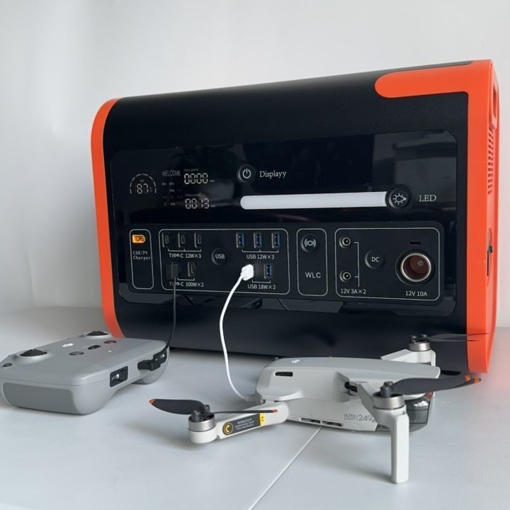 1500W Mains AT22 Portable Solar Power Station voor Outdoor Camping House Car Boat