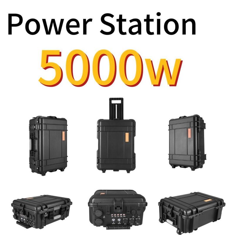 Puur sinusgolfinverter type Buiten 5000W Grote capaciteit Lithium Zonnecentrale