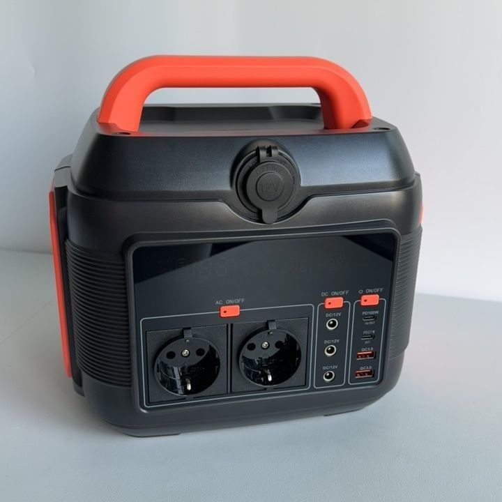 Draagbare outdoor noodstation 600W/576wh met DC-uitgang 12-13V 10A