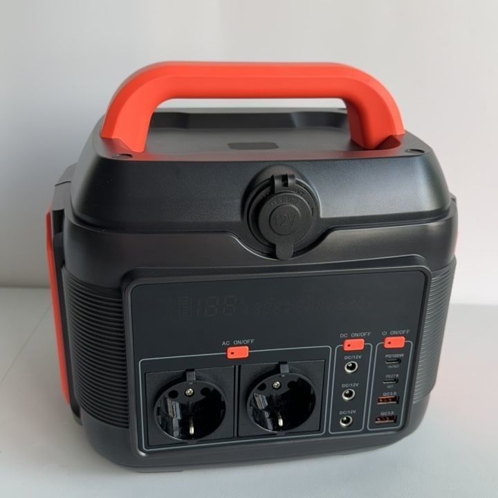 Noodenergiebehoefte Home Power Center met 600W lithiumbatterie en 11W LED-verlichting