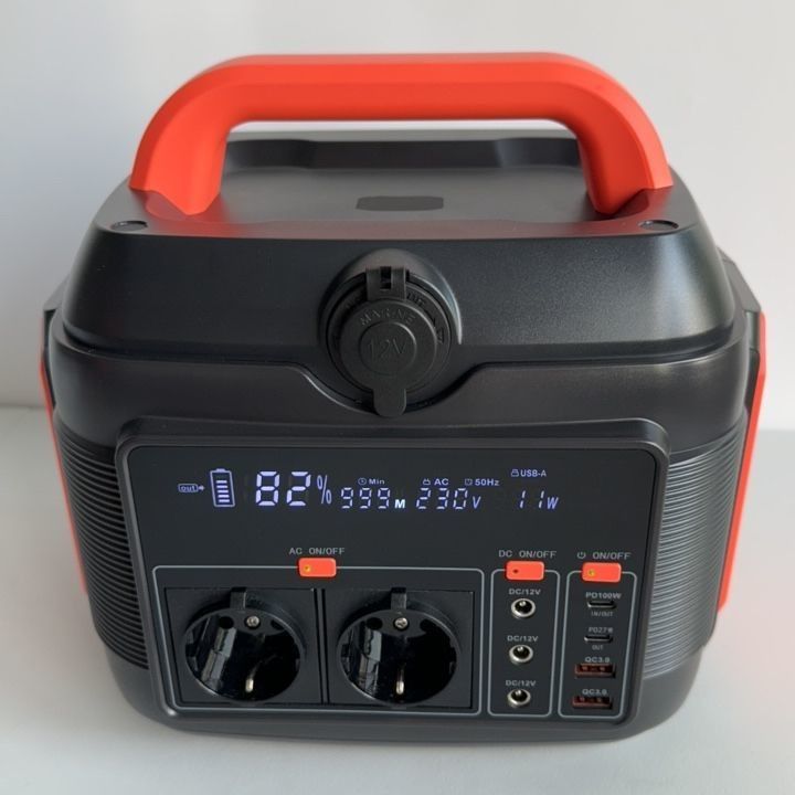 600W 576wh Draagbare zonne-energie voor noodgevallen