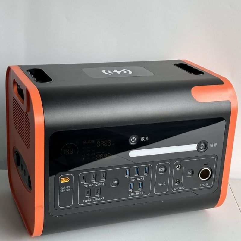 Verkoop 2200W hoogcapaciteit lithiumbatterie draagbare elektriciteitscentrale voor snel opladen