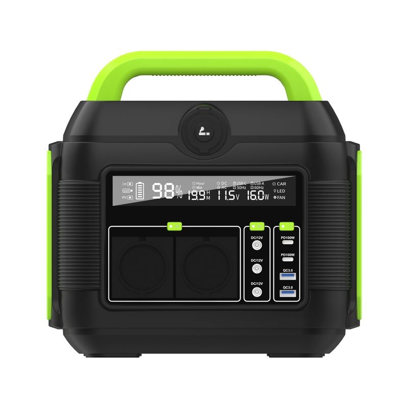 Multifunctioneel draagbare elektriciteitscentrale van 600 W/576ah 6 kg voor buitenkamperen en noodgevallen