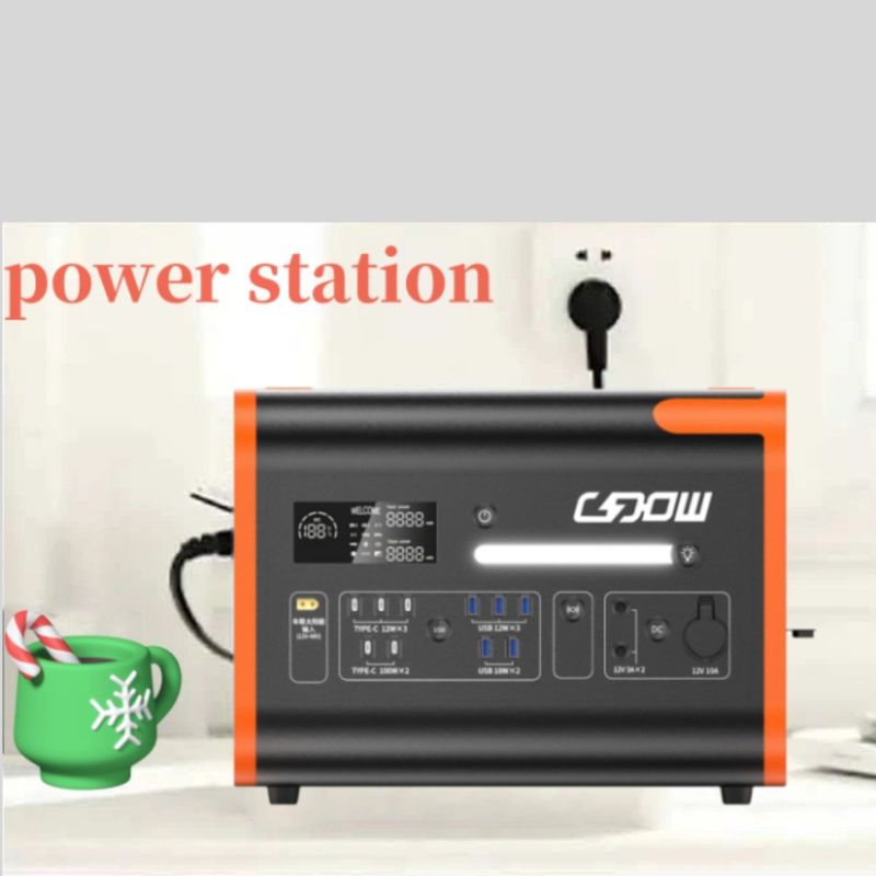 2200W/2048wh draagbare elektriciteitscentrale met brandwerende behuizing en pure sinusgolfinverter