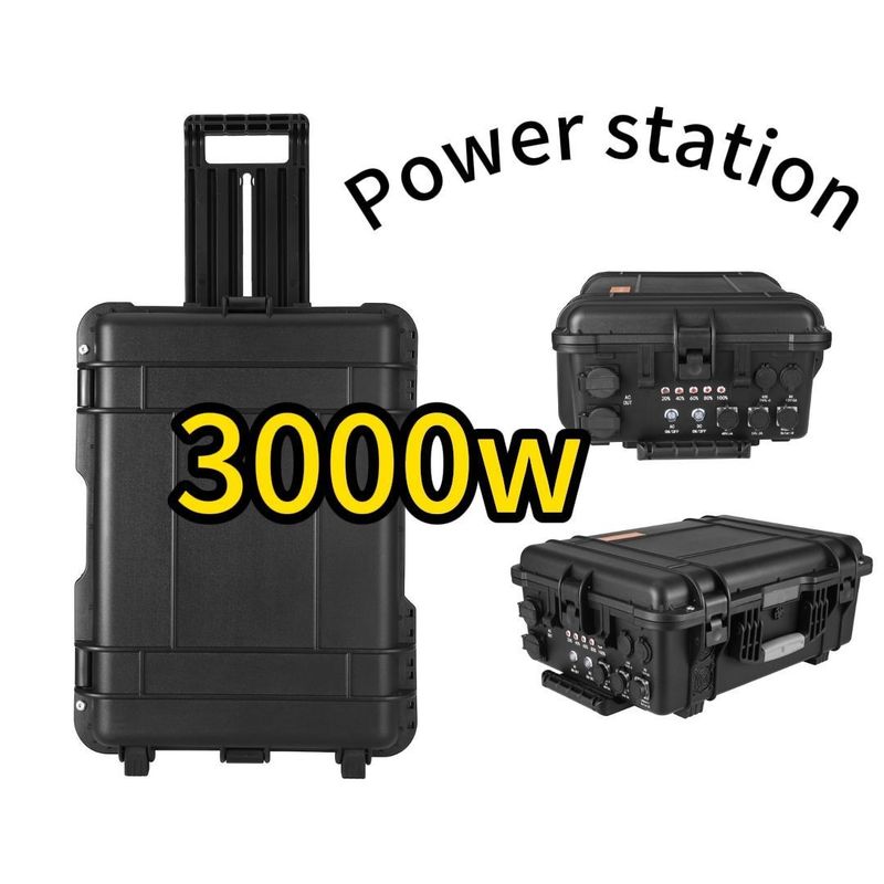 3000W 1000W Lithiumbattery Outdoor Emergency Mobile Power Station CE.Un38.3 Certificering