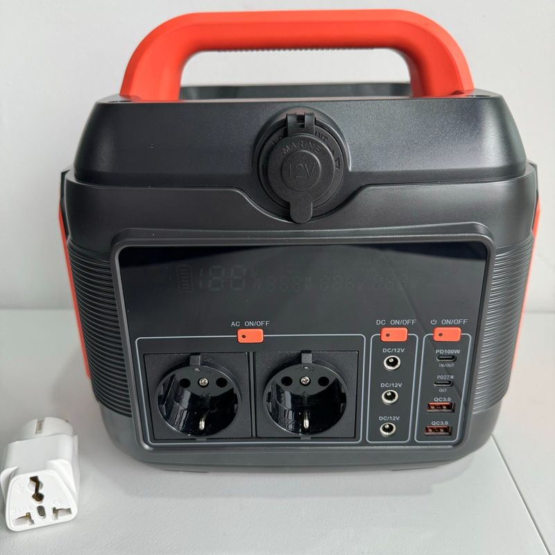 576wh Grote draagbare noodstation compatibel met alle merken S6