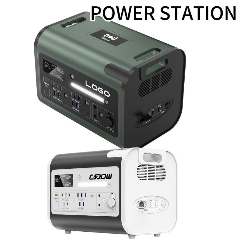 s Beste 2200W/2048wh Parallel draagbare elektriciteitscentrale voor huishoudens voor energiebehoeften buiten