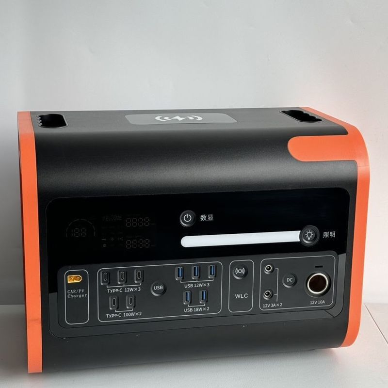 1000W draagbare generator buiten DC AC Input Output 2200W Power Station voor langdurige